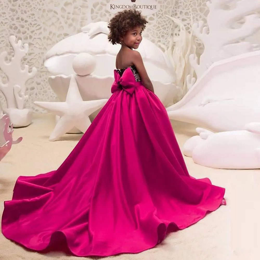 Galina Lovely Pink Princess Ball Gown for Party – Mia Bambina Boutique