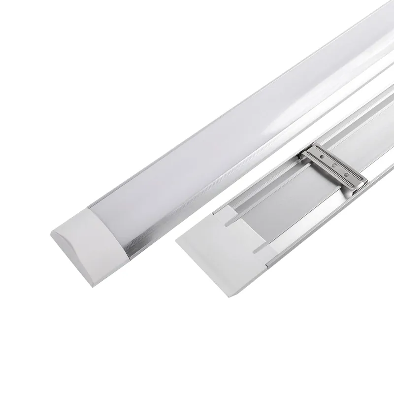 LED-buisverlichting Surface Mount Batten Lamp Geïntegreerde Winkel Lichtarmaturen Muurplafond onder Kast Licht voor Garage Workshop Office