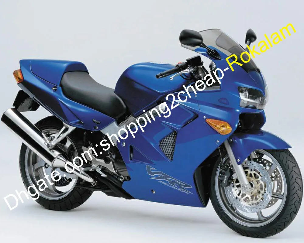 Per Honda Cowling VFR800 VFR 800 RR VFR800RR Shell 1998 1999 2000 2001 Kit carenatura aftermarket blu Sportbike