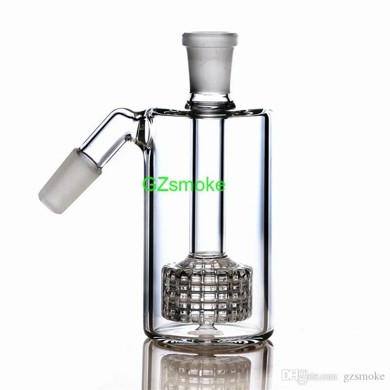 18mm Ash catcher 45 Degree Ashcatcher 14mm for Dab rig Water pipes Matrix Perc 5cm Diameter Small bubbler bong accessories GA-011