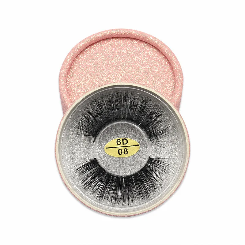 40 pezzi 6D Faux Mink ciglia finte ciglia visone 3D Silk Lashes Protein 100% non falso fatto a mano naturale degli occhi Lashes Con Confezione Regalo