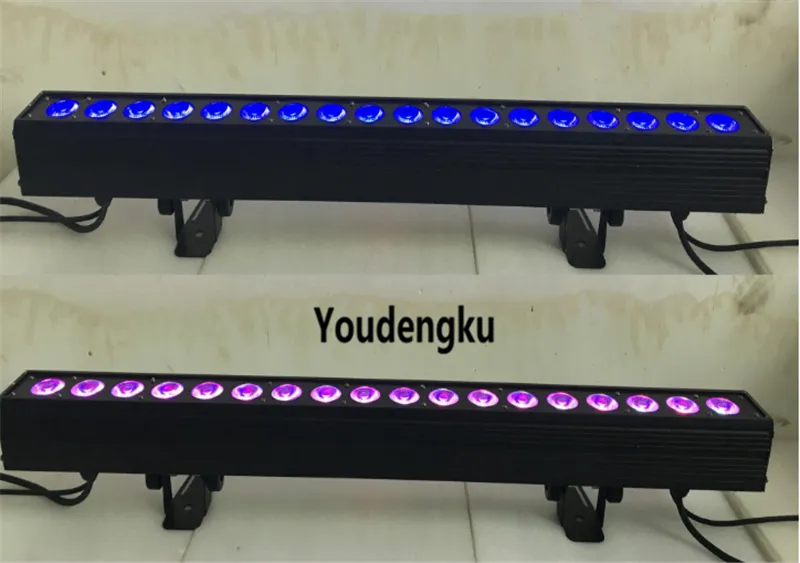 6ピース100cm LEDのピクセル制御RGBWA UV 6 In1 LEDの壁の洗濯機18 * 18W屋内LEDの壁の洗濯機ライト