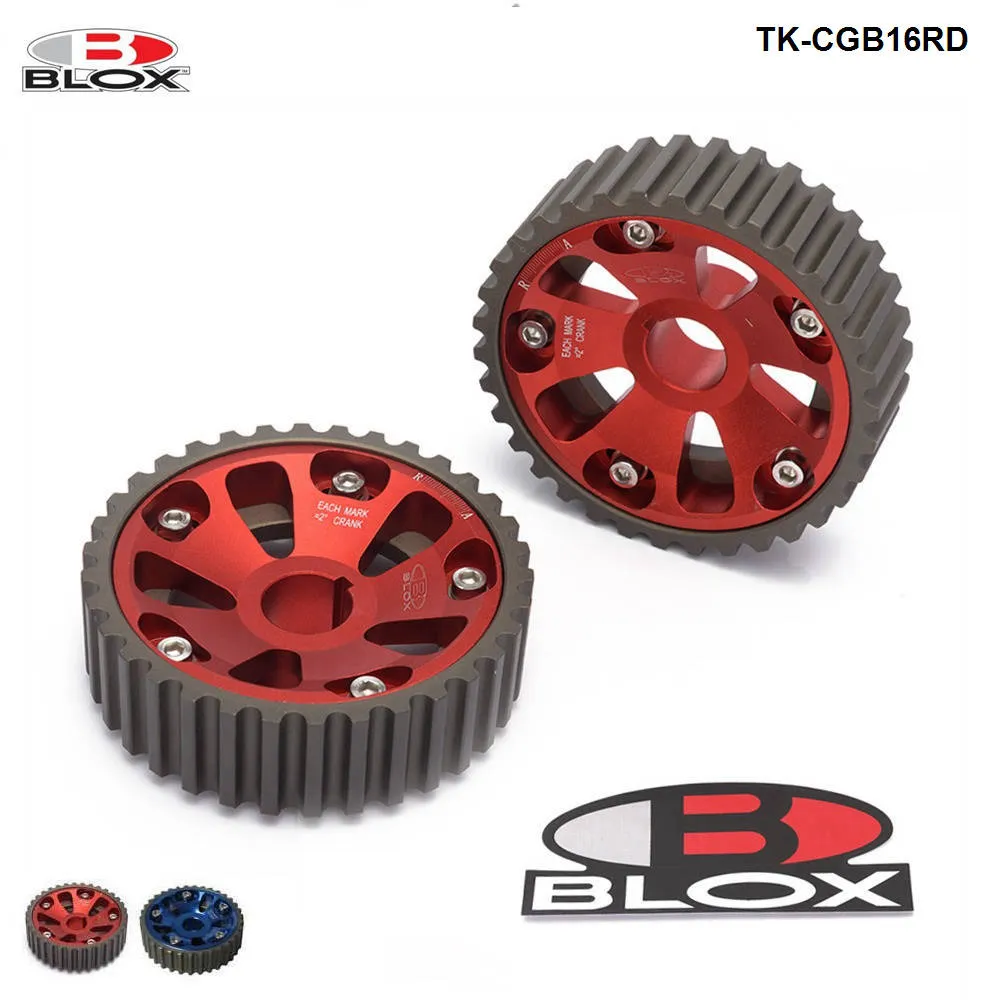 Tansky Blox Verstelbare Cam Gears Legering Timing Gear Rood Blauw voor Honda B16 B17 B18 B20 B21 voor DOHC-motor TK-CGB16