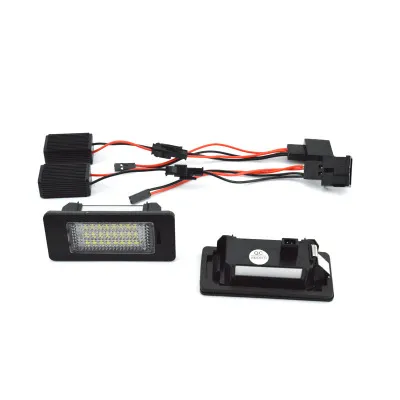 Auto -registreringsskylt LED -ljus för A1 A6 A5 A7 Q5 6500K 12V Auto LED -belysning