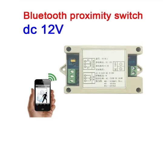 Freeshipping 12V Bluetooth Proximity Switch för mobil Bluetooth-modul med induktionskontrollbrytaren