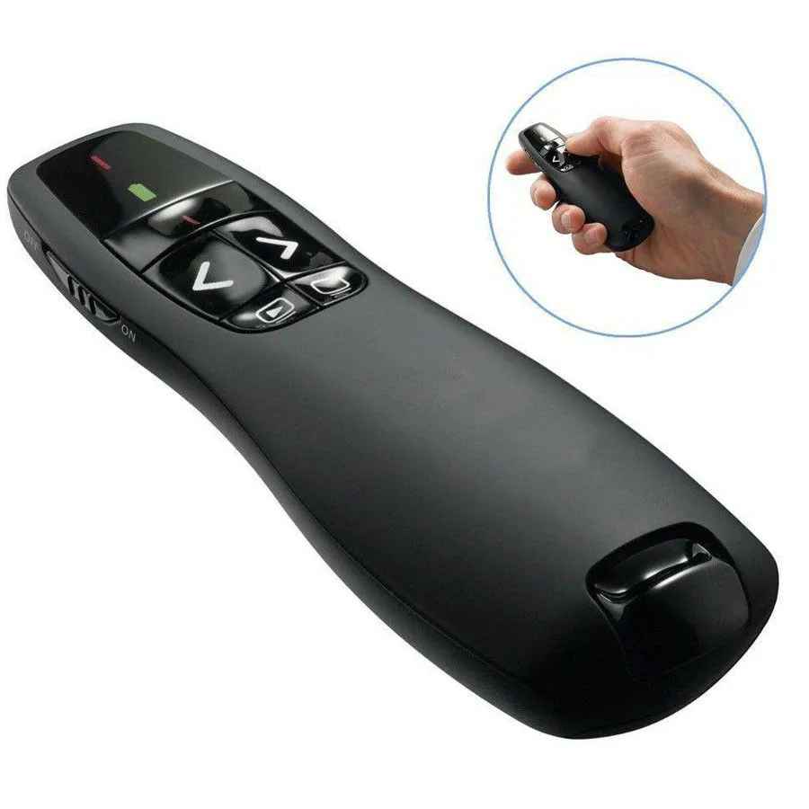 2.4GHz USB Red Light Presentation Remote Rechargeable Presenter Remote Control