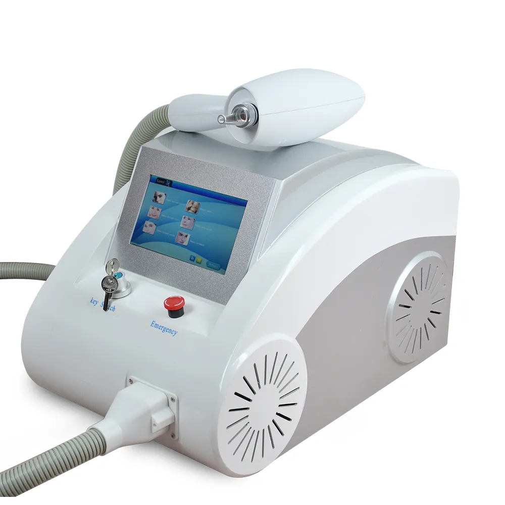 Portable ND Yag Laser Tattoo Removal Machines Device Lazer Speckle Remova Freckles Spots