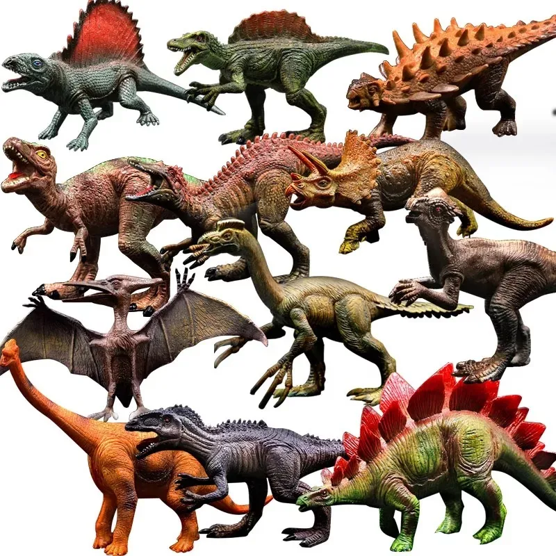 Jurassic Park Dinosaur Model para criança brinquedo de dragão para meninos velociraptor animal ação jogo figura 25 estilo atacado