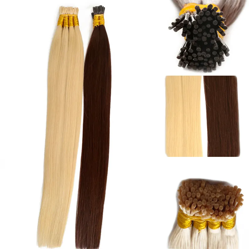 Inclino el color natural del cabello humano 1b 14 16 18 20 22 24 pulgadas extensiones de cabello de queratina recta malasia 0 9g s180g un lote de cabello