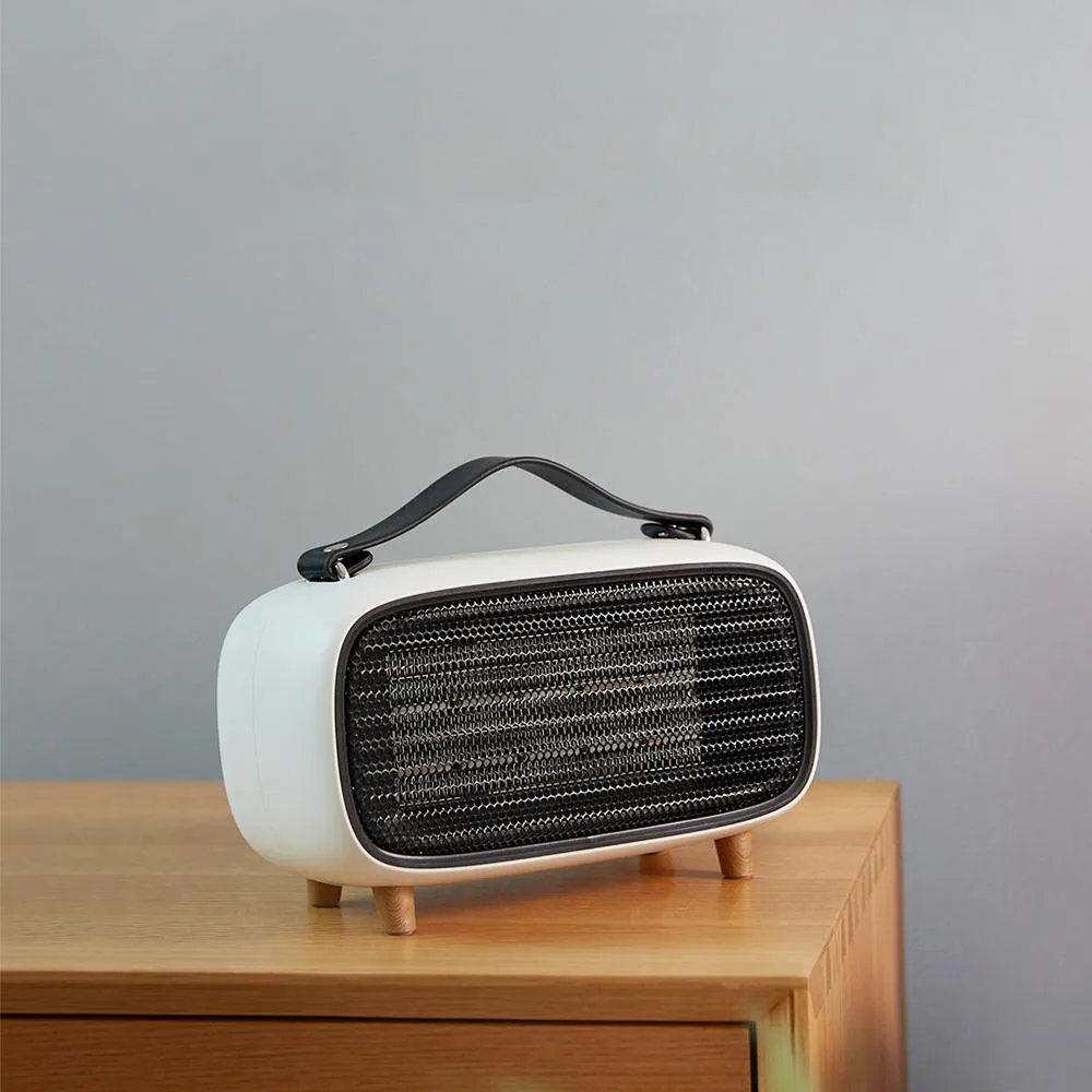 MEILING HW-A205 1000W Space Heater Ceramic Portable Electric Fan Overheat Hot Fan Warmer