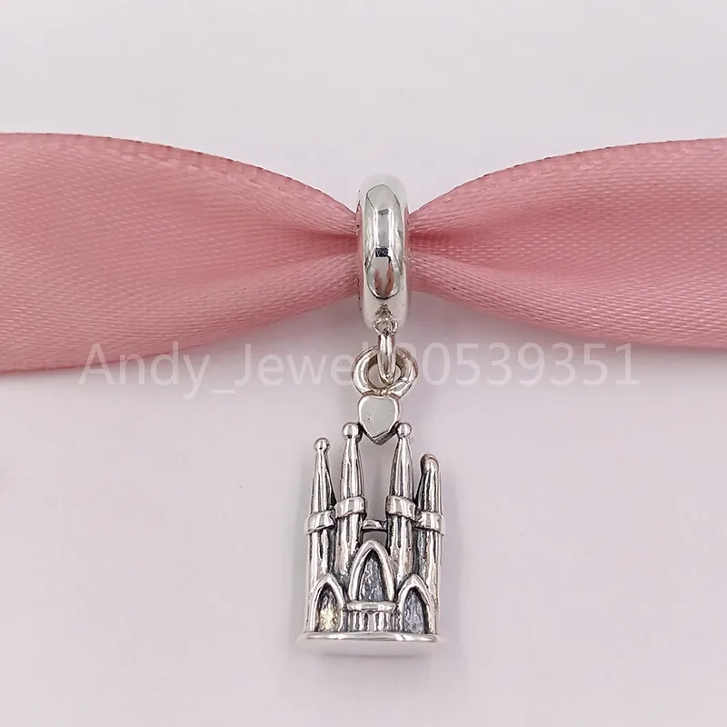 Andy Jewel Authentic 925 Sterling Silver Beads La Sagrada Familia Dangle Charm Charms Fits European Pandora Style Jewelry Bracelets & Necklace 79107