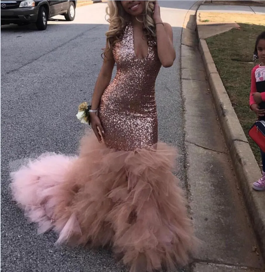 Sparkling Gold Mermaid sequin party dress with Sequins, Lace, and Tulle - Perfect for Prom, Formal Parties, or Special Occasions Sparkling Gold Mermaid sequin party dress with Sequins, Lace, and Tulle - Perfect for Prom, Formal Parties, or Special Occasions