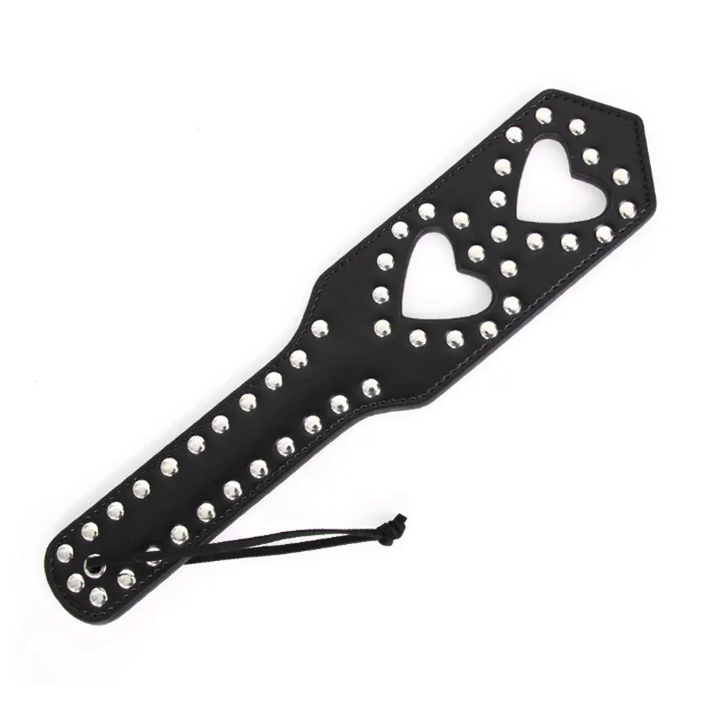 YUELV Leather Spanking Paddle Heart Shaped Slave Paddle Fetish Bondage  Restraint Whip Ass Flogger Knout Adult Game Sex Products X0603 From  Heijue02, $9.91