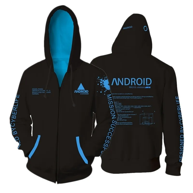 Detroit become human hoodie uk store