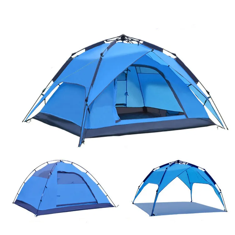 Tente Pop-up Automatique Premium 3-4 Personnes - Double Couche étanche - Neuf - Camping