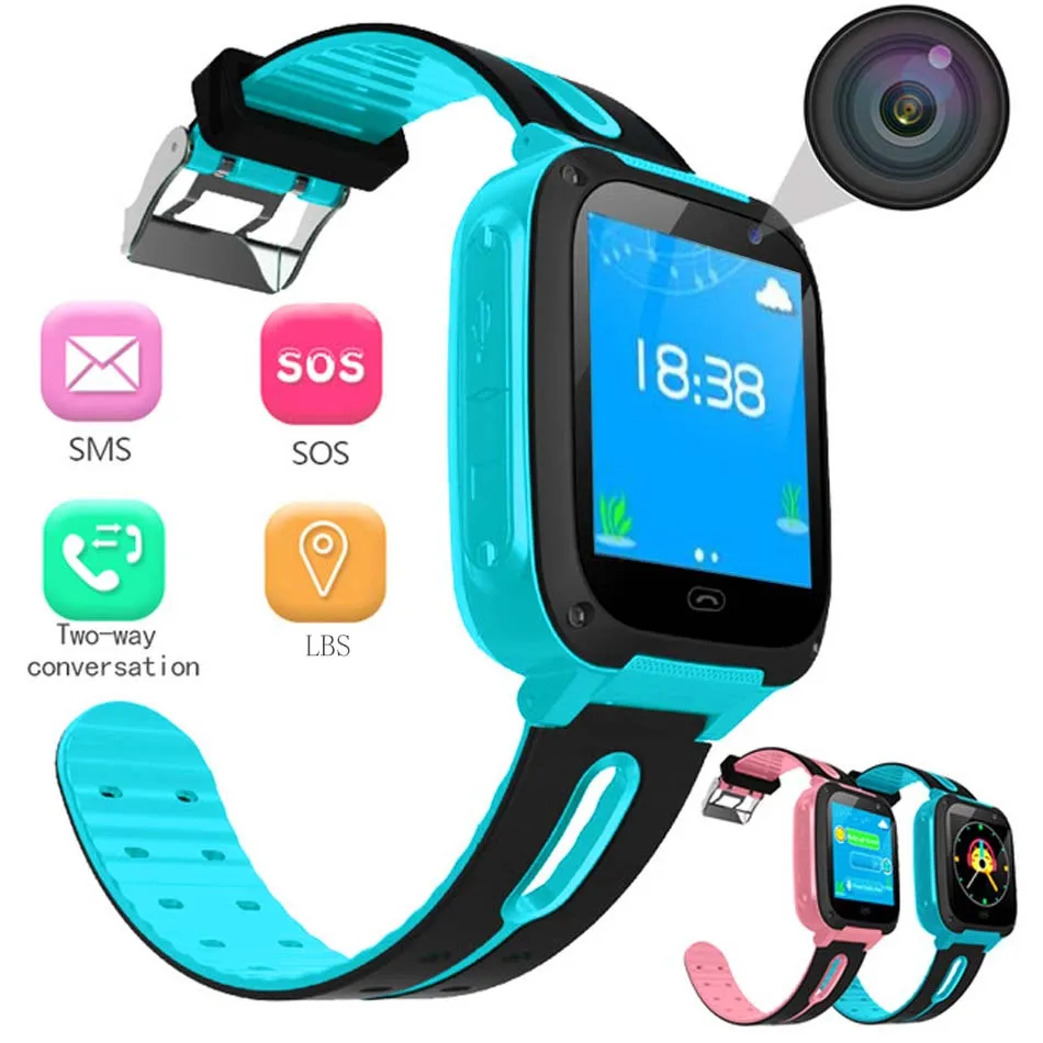 2019 nouvelle montre intelligente pour enfants Q12B smartwatch téléphone  montre pour Android Ios vie étanche LBS positionnement 2G carte Sim Dail  appel