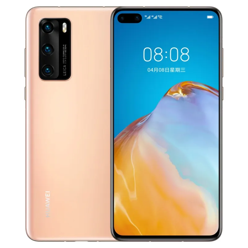 オリジナルのHuawei P40 5g携帯電話8GB Ram 128GB ROM KIRIN 990 Octa  