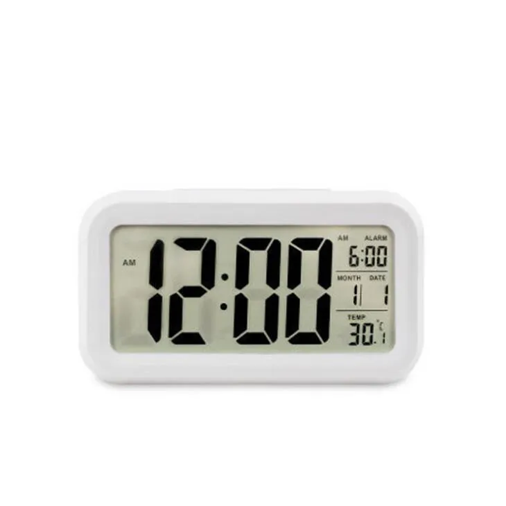 LED Digital Alarm Clock Student Table Clock with Temperature Calendar Snooze Function Clocks for Home Office Travel LX2350