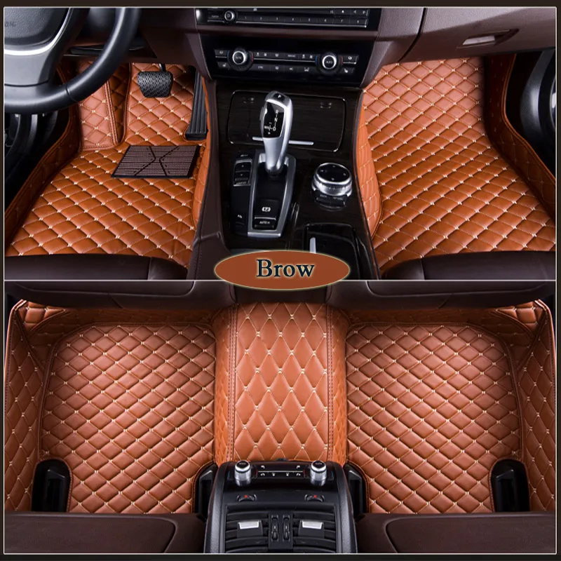 Car floor mats fit Volkswagen Beetle CC Eos Golf Jetta Passat Tiguan Touareg sharan Polo Touran Lavida VW Multivan car-styling319Z