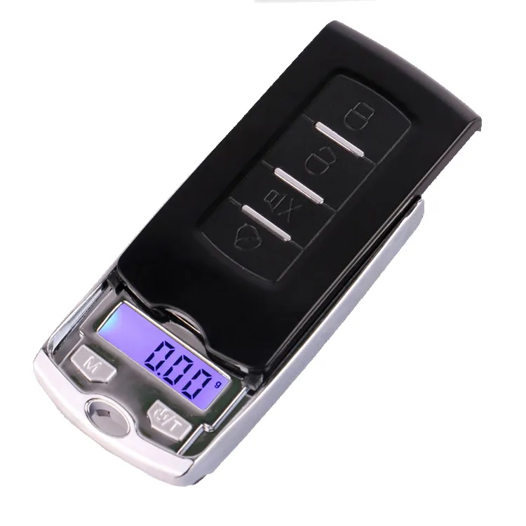 Car Keychain Digital Scales Portable Mini Pocket Weigh Scales High Accuracy  100g / 200g Electronic Balance Scales with Backlight for Jewelry Diamond  Weighing Tools