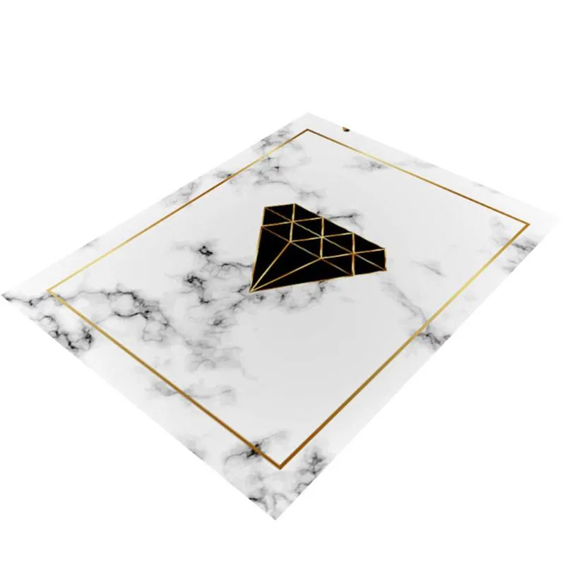 Район коврик мрамор Золотые геометрические линии Мраморный дом декор полет ковер ковер мидинг