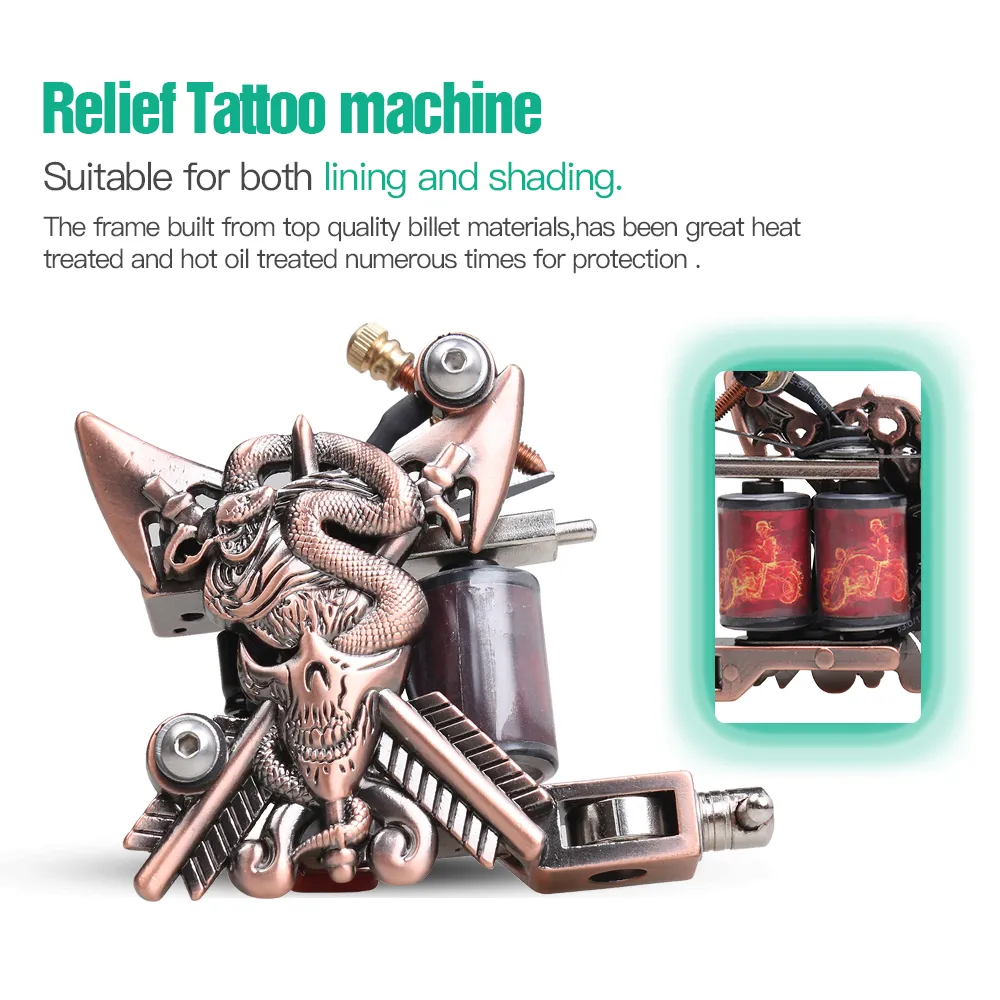 Dragonhawk Tattoo Kit 2 Machine Guns Inks Power Supply Needles HW 10GD From  Tattoodiy, $30.8