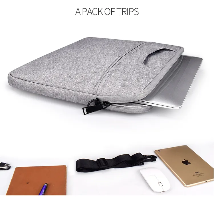 Laptop Handbag Sleeve Case Protective Shoulder Bag Notebook Carrying Case For 13 14 15.6 inch Macbook Air ASUS Acer  Del k400G