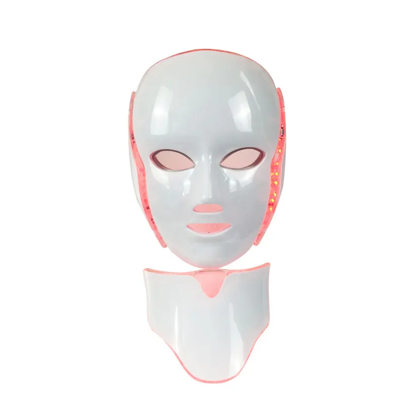 Personlig hudvård 7 färger LED foton Fotodynamisk PDT Hudföryngring Ärrbildning Minimera ansiktshals Skönhetsmask