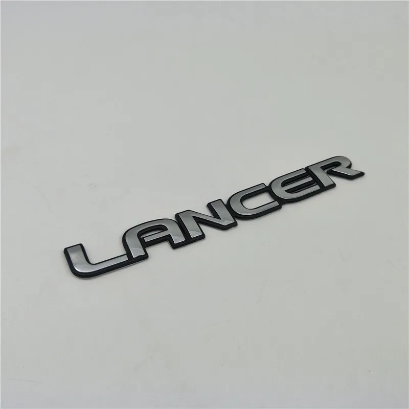 175 20mm Voor Mitsubishi Black Trim Lancer Embleem Sticker Badge GRS EVO ES RS Eclipse295n