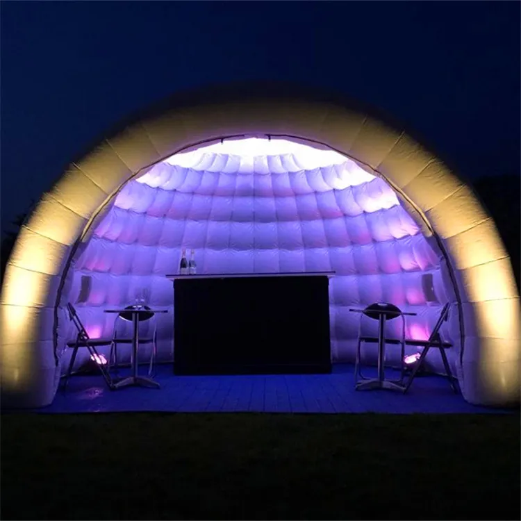 تخصيص نفخ خيمة نفخ Igloo قبة خيمة الإعلان حدث الديكور عرض الترويج ل 2020 للبيع