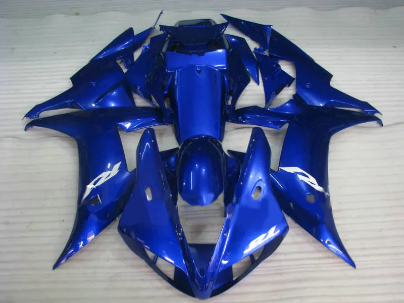 دراجة نارية هدية طقم لياماها YZF R1 02 03 YZFR1 2002 2003 YZF-R1 02-03 R1 ABS الأزرق Fairings set + gifts