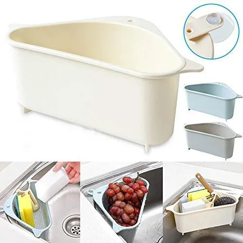 Multifunctional Drain Shelf Sink Storage Rack Kitchen Sucker Storage Holder Bathroom Support Corner Hanging Shelf Soap Box Organizer