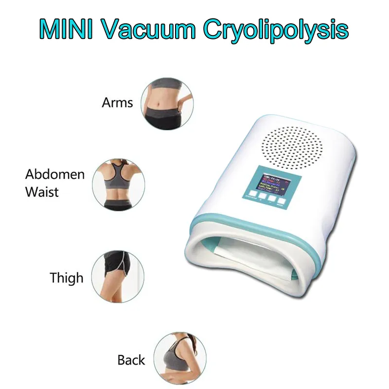 جديد MINI آلة فراغ التخسيس تجميد Cryolipolysis الدهون الجلد التبريد علاج الجسم رفع استخدام صالون سبا