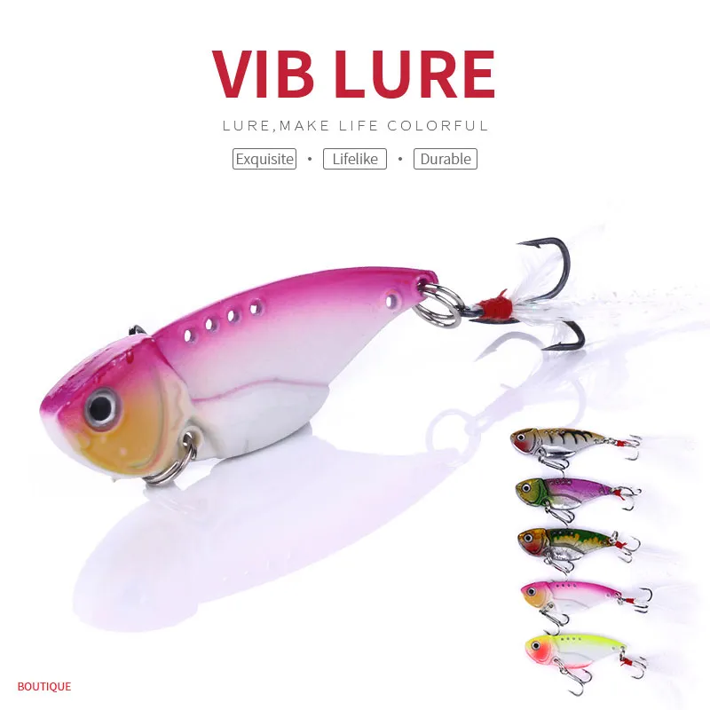 100 pièces appâts à lame 5.5CM 11G leurres de pêche en métal plumes fraîches/peu profondes doré Crappie swinger crochets de pêche à la mouche matériel de pêche VIB018