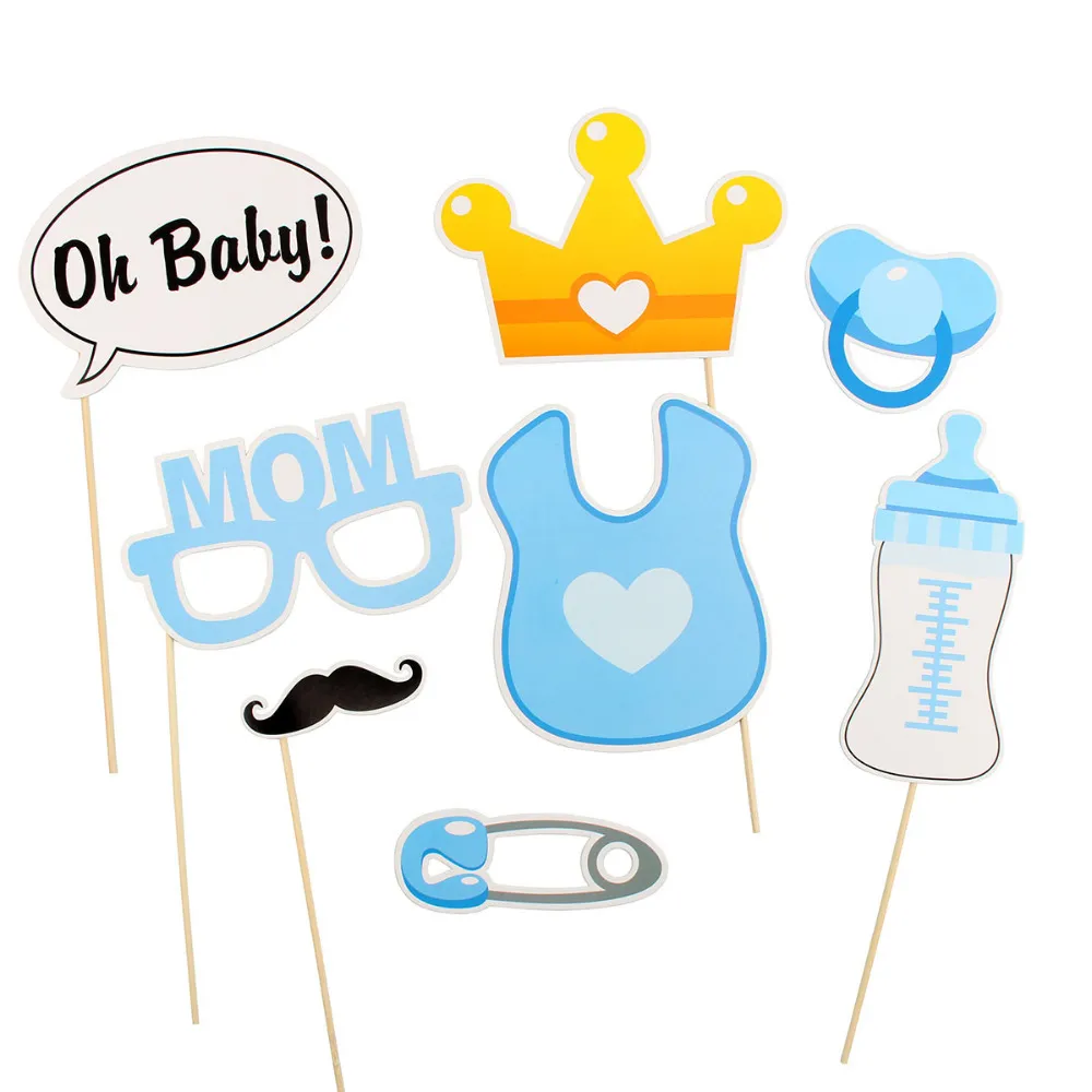 Lincaier Baby Shower Photobooth Puntelli Its A Boy Girl Decorazioni Feste  Forniture Giochi Babyshower Gender Reveal Oh Baby Da 6,57 €
