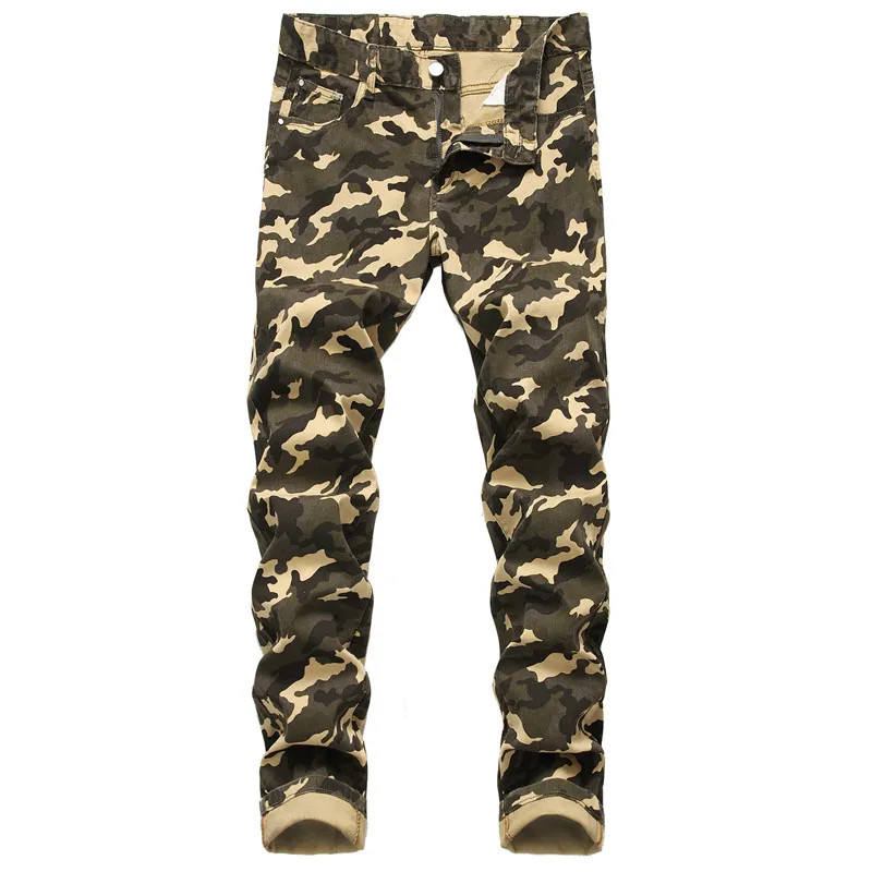 Camouflage jeans for sales men