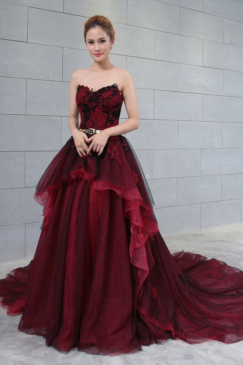 Abito da sposa rosso 2019 sales