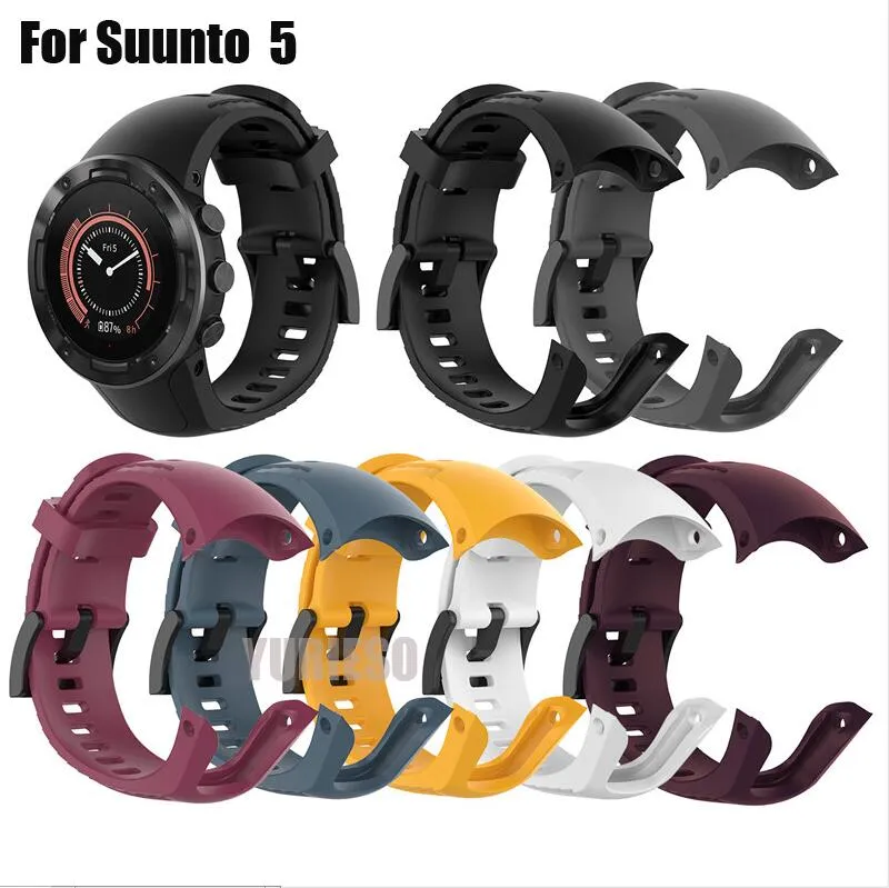 New Silicone Watch Strap For SUUNTO 5 Smart Watchband For SUUNTO