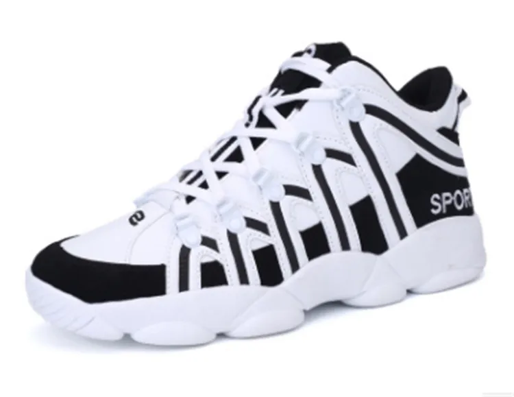 Breathable High Best Hooping Shoes For Couples Non Slip Outdoor Running