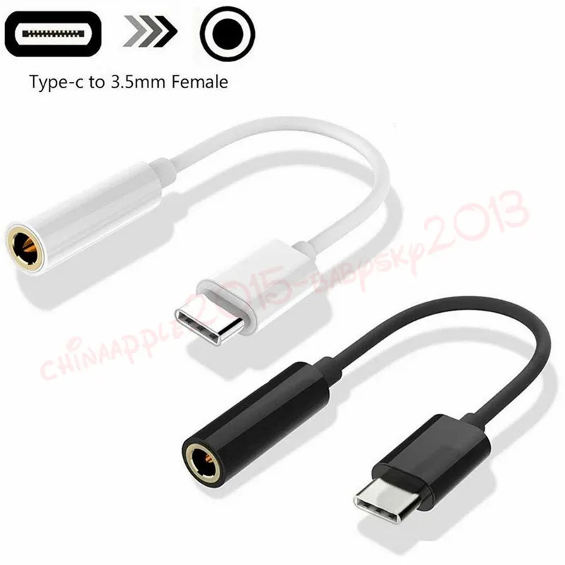 USB3.1 Typ-C-Kopfhörer-Adapter auf 3,5-mm-Klinkenkabel, Kopfhörer-Audio-Konvertierung, Kopfhörer-Stecker, Covertor-Adapter für Samsung Xiaomi Smartphone