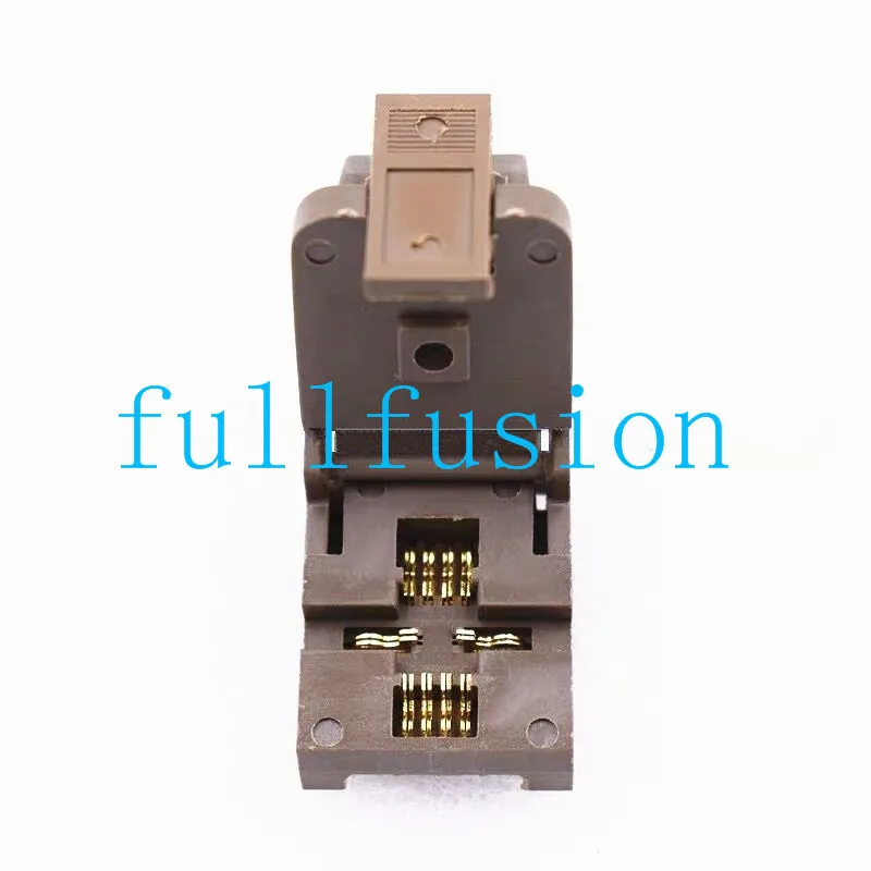 DFN5X6-8L IC اختبار المقبس كلفن تصميم DFN8P 1.27mm الملعب IC حجم الجسم 5x6mm QFN8 حرق في المقبس