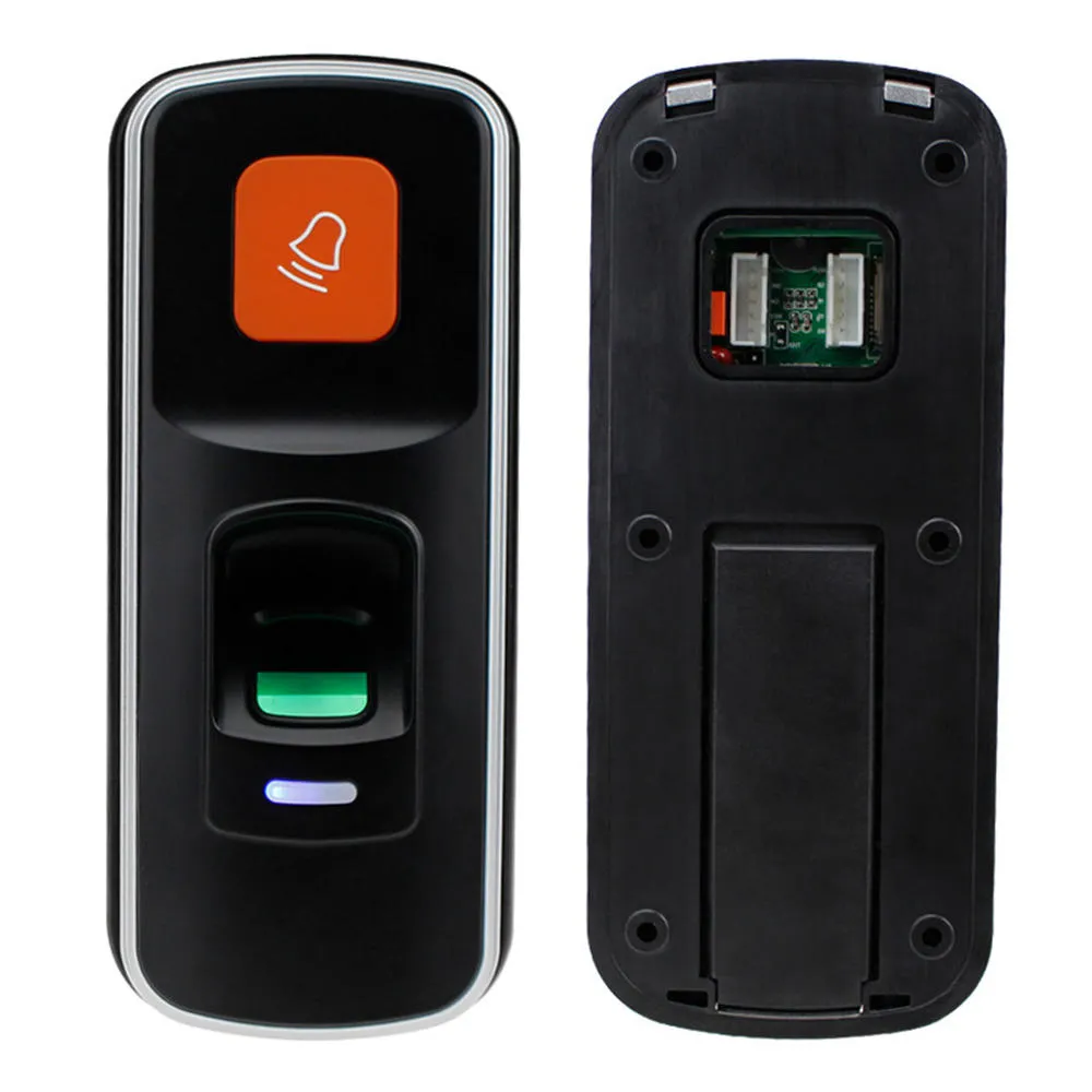 RFID Fingerprint Lock Access Control Reader Biometric Access Controller Dörröppnare Support SD-kort