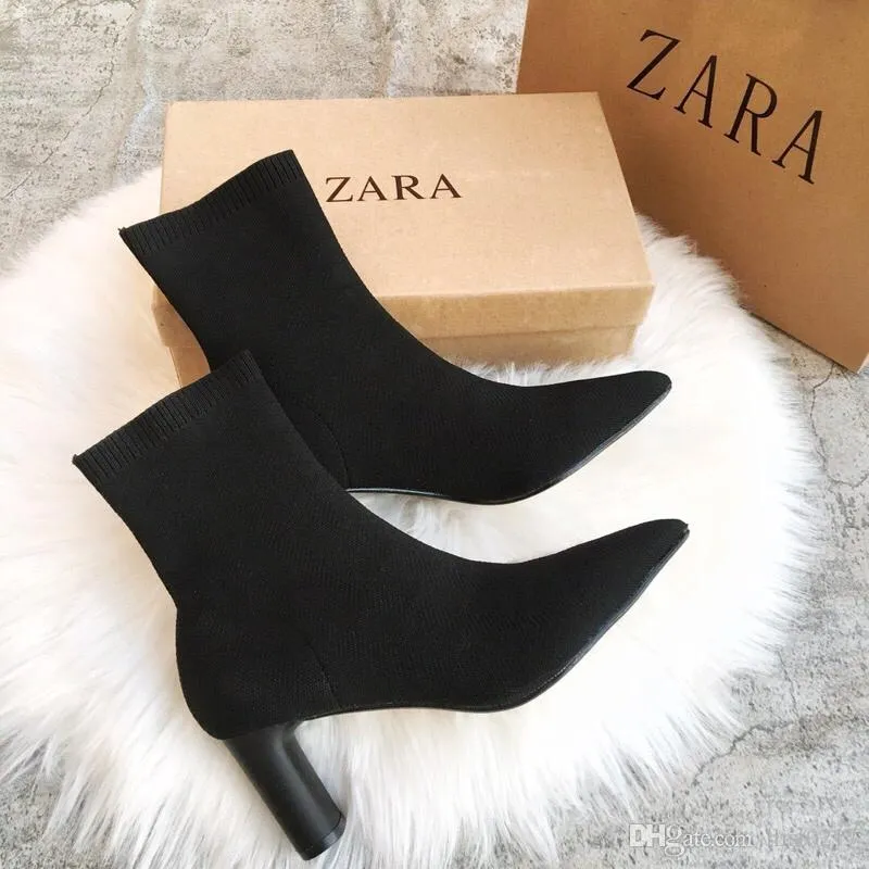 bottes chaussettes zara