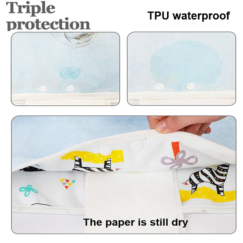 Waterproof Baby Cotton Urine Mat, Breathable Newborn Baby Mattress Urine  Infant Diaper Pad, Nappy Urine Diaper Cover(#1)