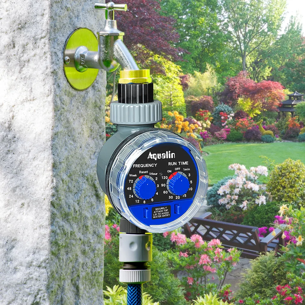 Tuin Watering Timer Uitrustingen Kogelklep Automatisch Elektronisch Water Timer Home Irrigatie Controller Systeem # 21025