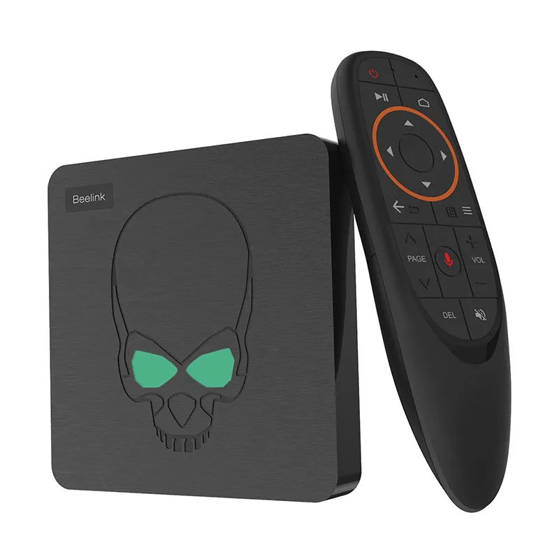 Beelink GT-King Smart Android TV Box Android 9.0 Amlogic S922X 4GB 64GB 2.4G Controle de Voz 5.8G WiFi 6 1000M LAN