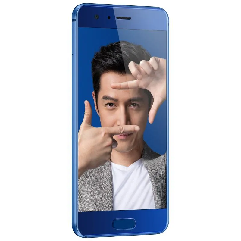 オリジナルのHuawei Honor 9 4G LTE携帯電話6GB RAM 128GB ROMキリン960オクタコアAndroid 7.0 5.15 "20mp NFC指紋IDスマート携帯電話