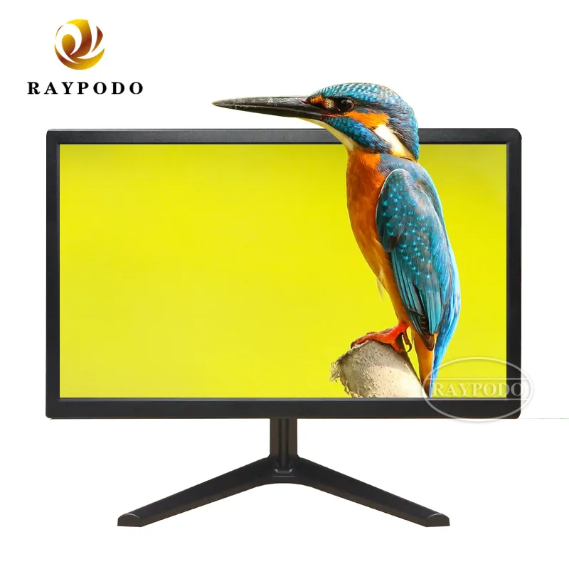 RayPodo Widescreen PC Monitor 18.5 inch LCD-scherm 16: 9 met VGA