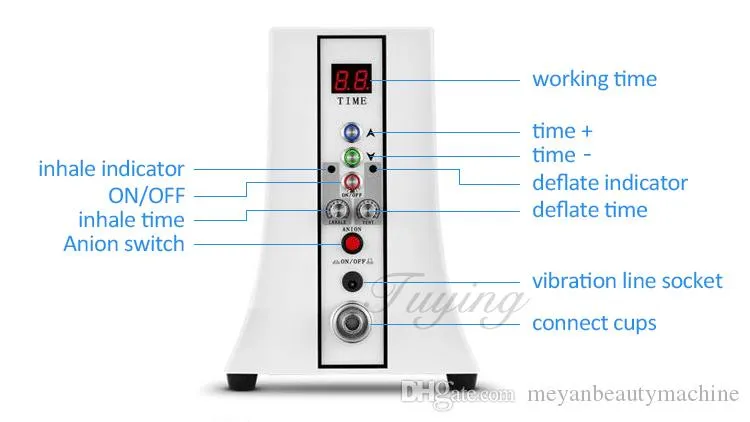 Borstverbetering Aanscherping Tepel Zuigmachine Vacuüm Butt Hiften Heup Lift Borst Massage Body Cupping Therapy Machine