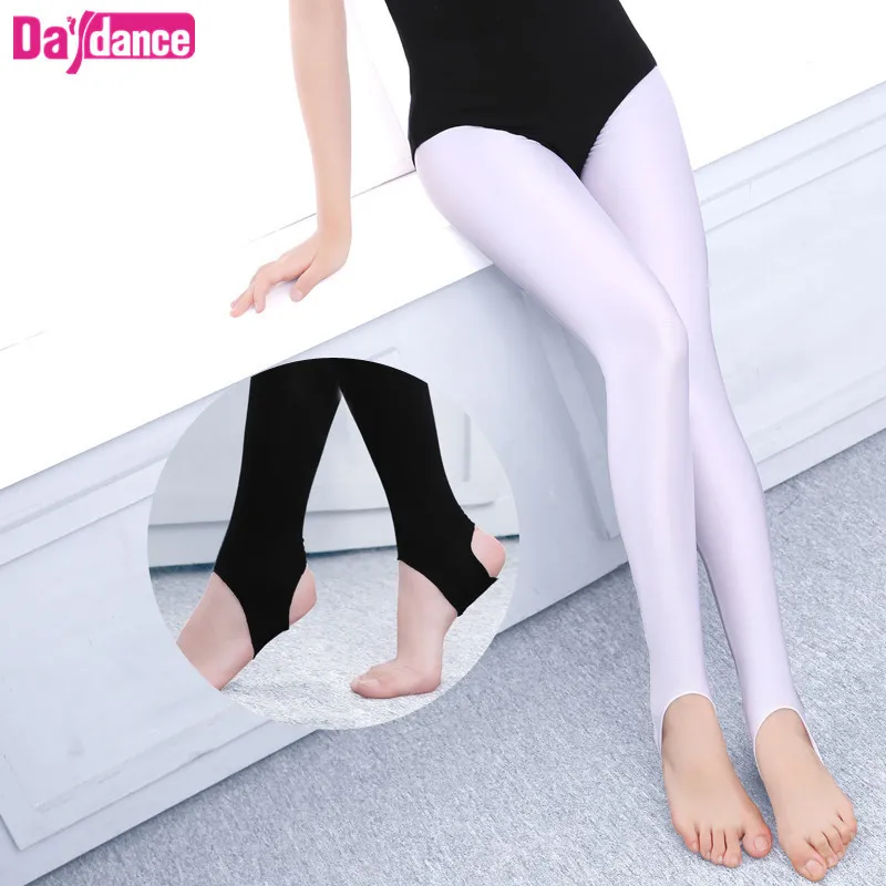 Großhandel Kinder Mädchen Kinder Ballett Steigbügelstrumpfhose Strumpfhosen Leggings Baumwolle Spandex Yoga Gymnastik Tanzhosen